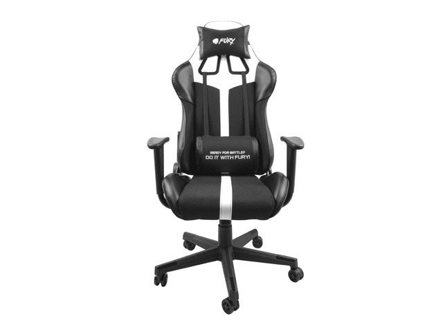 Herná stolička Fury Avenger XL, umelá koža, čierna